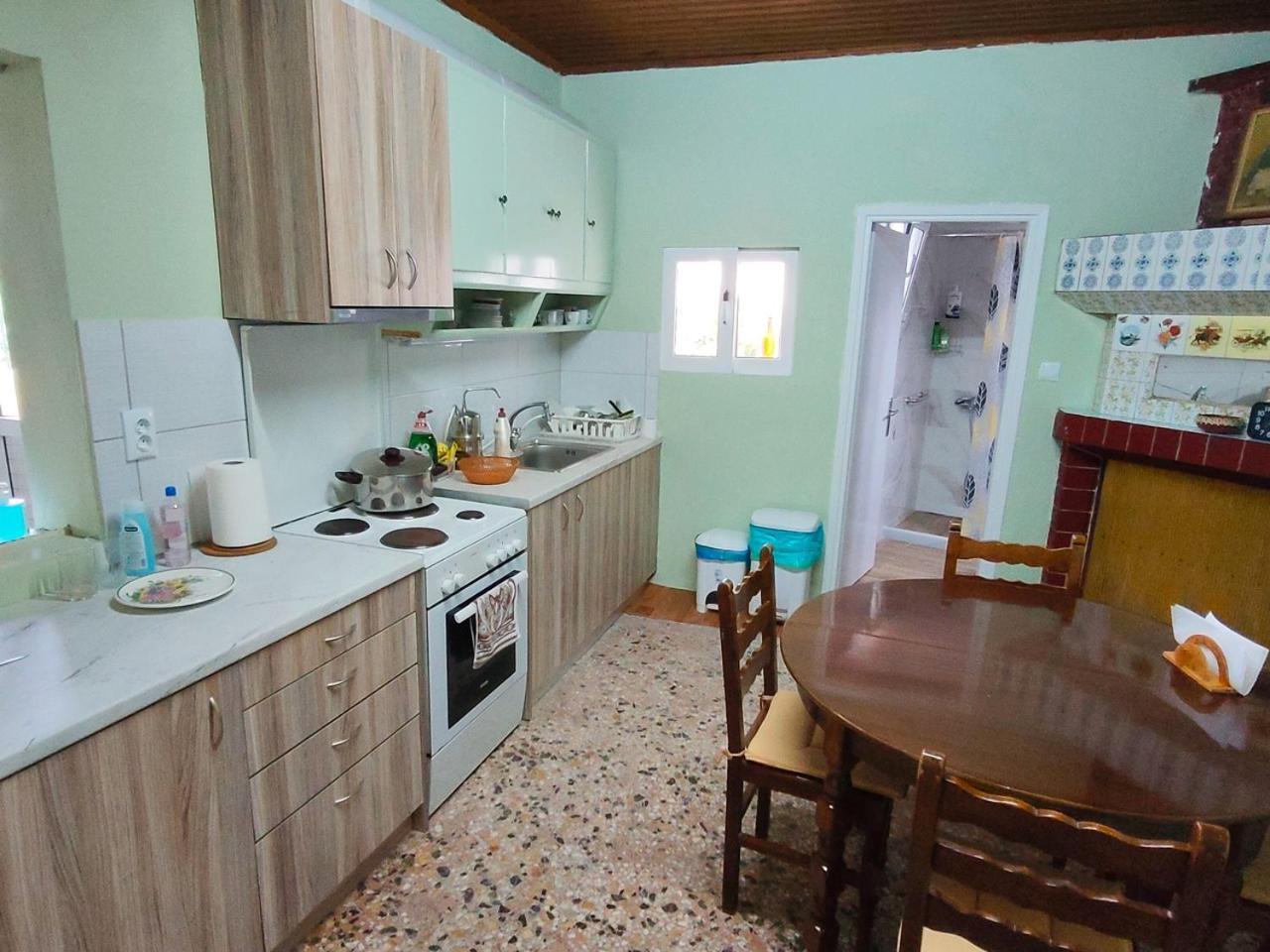 Mavrommátion Vintage House With A Fantastic View 아파트 외부 사진